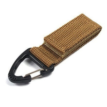 Load image into Gallery viewer, Climbing Accessory Outdoor Carabiner Strength nylon tactical backpack key hook webbing buckle hanging system Belt buckle hanging