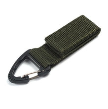 Load image into Gallery viewer, Climbing Accessory Outdoor Carabiner Strength nylon tactical backpack key hook webbing buckle hanging system Belt buckle hanging